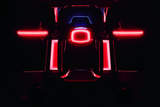 Kuryakyn Tracer LED Taillight Red Lens With License Light Kuryakyn Tail Lights  AXOPROS