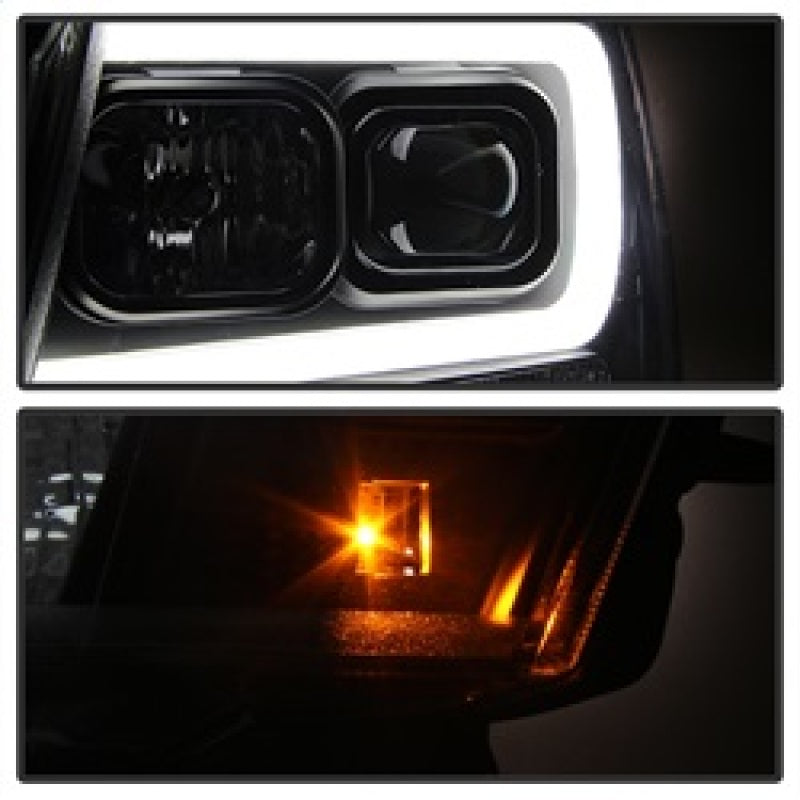 Spyder 07-14 Chevy Suburban/1500/2500/Tahoe V2 Projector Headlights Blk PRO-YD-CSUB07V2-DRL-BK SPYDER Headlights  AXOPROS