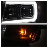 Spyder 07-14 Chevy Suburban/1500/2500/Tahoe V2 Projector Headlights Blk PRO-YD-CSUB07V2-DRL-BK SPYDER Headlights  AXOPROS
