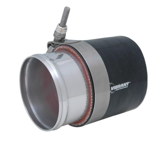 Vibrant Aluminum Joiner Coupling (2.25in Tube O.D. x 3in Overall Length) Vibrant Aluminum Tubing  AXOPROS