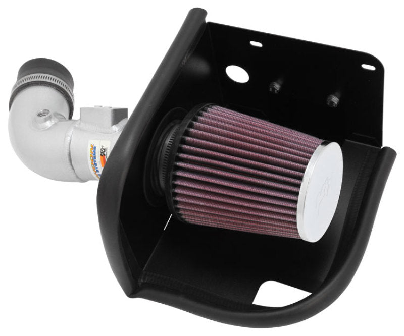 K&N 11-12 Ford Fiesta 1.6L L4 Silver Typhoon Performance Intake K&N Engineering Cold Air Intakes  AXOPROS