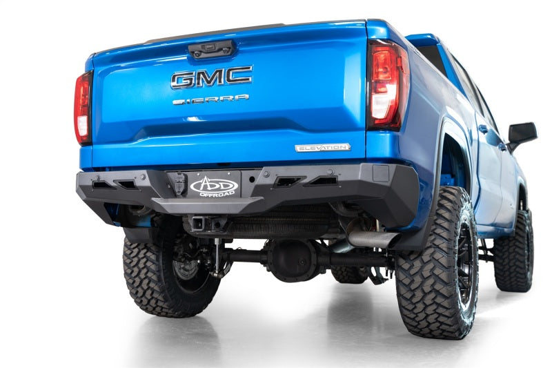 ADD 2020+ Chevy/GMC 1500 Black Label Rear Bumper Addictive Desert Designs Bumpers - Steel  AXOPROS