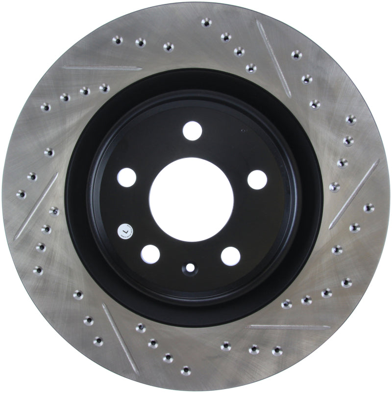 StopTech Slotted & Drilled Sport Brake Rotor Stoptech Brake Rotors - Slot & Drilled  AXOPROS
