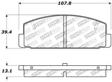 StopTech Performance 89-95 Mazda RX7 / 03-05 Mazda 6 Rear Brake Pads Stoptech Brake Pads - Performance  AXOPROS