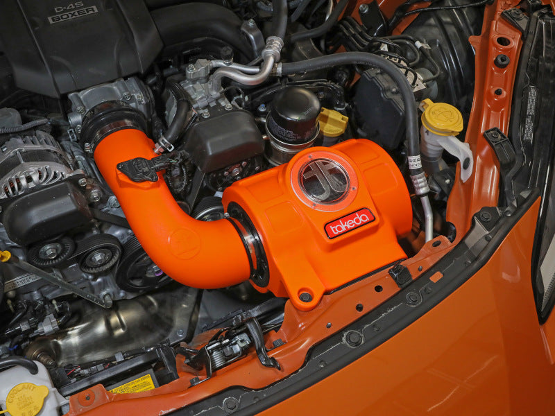 aFe 22-23 Toyota GR86 / Subaru BRZ Takeda Momentum Pro 5R Orange Edition Cold Air Intake System aFe Cold Air Intakes  AXOPROS