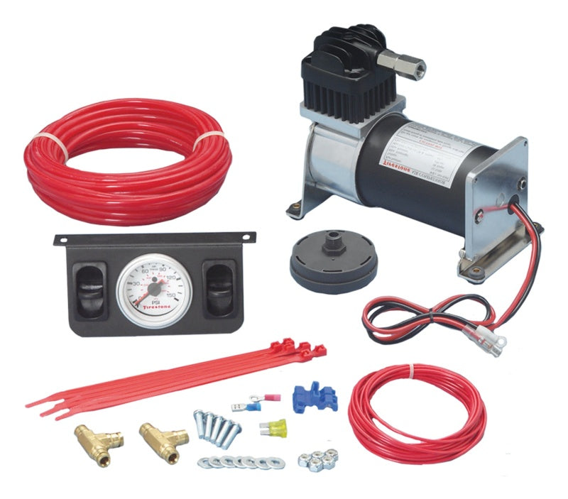 Firestone Air-Rite Air Command II Heavy Duty Air Compressor System w/Dual Analog Gauge (WR17602219) Firestone Air Compressor Systems  AXOPROS