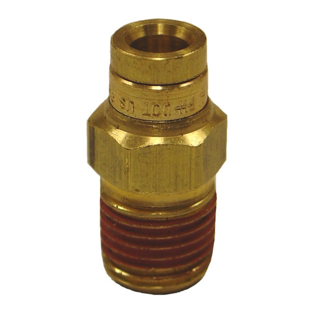 Firestone Male Connector 1/4in. Push-Lock x 1/4in. NPT Brass Air Fitting - 2 Pack (WR17603463) Firestone Fittings  AXOPROS