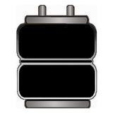 Firestone Ride-Rite Replacement Bellow 268C 5/8CF 1/2PIN BN (W217606766) Firestone Air Springs  AXOPROS