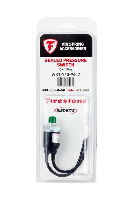 Firestone Sealed Air Pressure Switch 110-145 PSI - Single (WR17609402) Firestone Suspension Controllers  AXOPROS