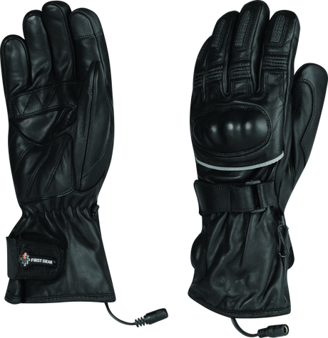 FIRSTGEAR Heated Ultimate Touring iTouch Gloves - Large First Gear Gloves  AXOPROS