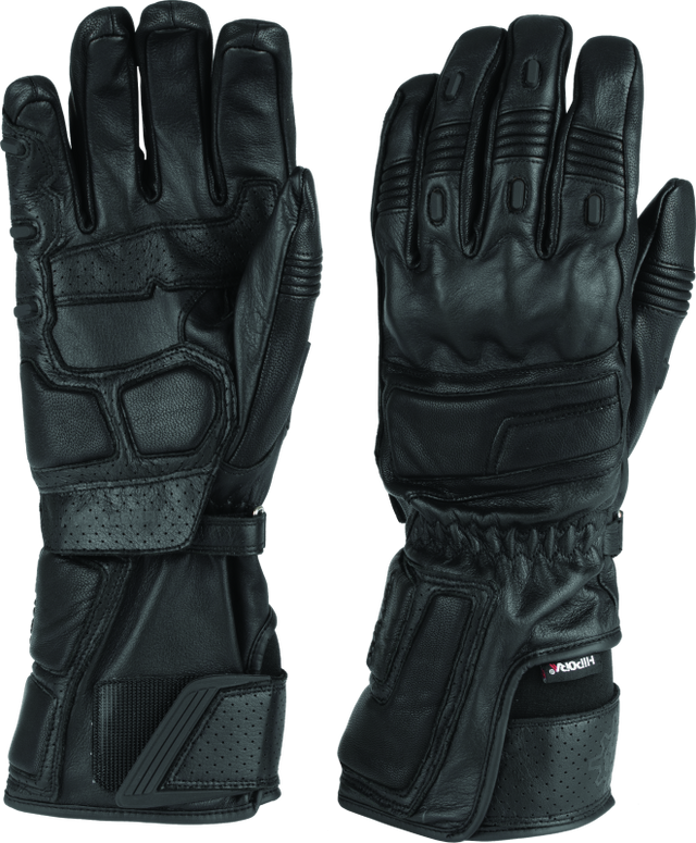 FIRSTGEAR Himalayan Long Gloves Black - Large First Gear Gloves  AXOPROS