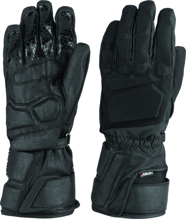 FIRSTGEAR Thermodry Long Gloves Black - Large First Gear Gloves  AXOPROS