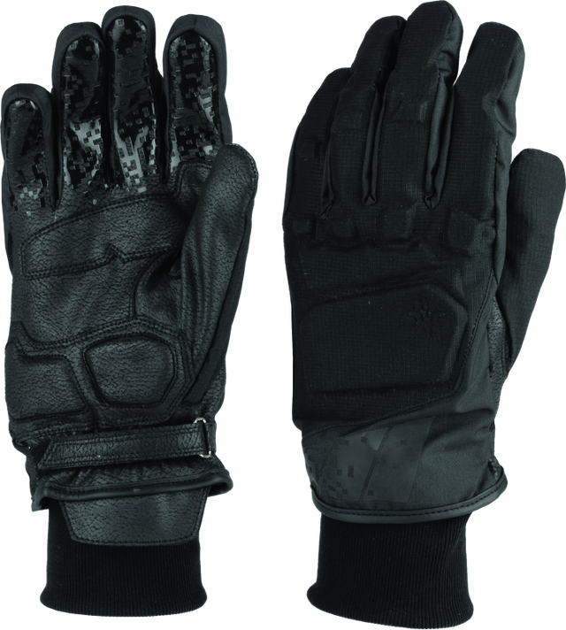 FIRSTGEAR Thermodry Short Gloves Black - Large First Gear Gloves  AXOPROS