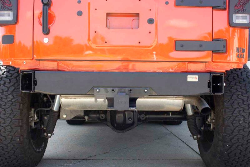 Fishbone Offroad 07-18 Jeep Wrangler JK Rubicon/Unlimited Rear Bumper Delete Fishbone Offroad Bumpers - Steel  AXOPROS