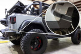 Fishbone Offroad 2018+ Jeep Wrangler JL 2/4 Door - Black Quarter Panel Chip Guards Fishbone Offroad Rocker Arms  AXOPROS