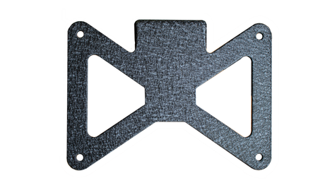 Fishbone Offroad 2018+ Jeep Wrangler JL - Black Aluminum Hawse Fairlead License Plate Mount Fishbone Offroad License Frame  AXOPROS