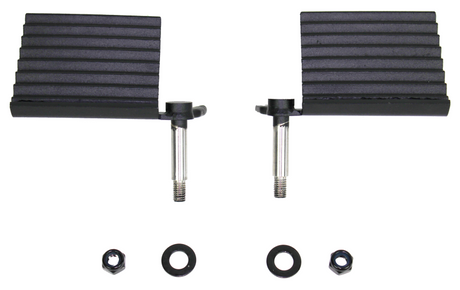 Fishbone Offroad 76-06 Jeep CJ YJ TJ Wrangler Foot Peg Set Gloss - Black Fishbone Offroad Steps  AXOPROS