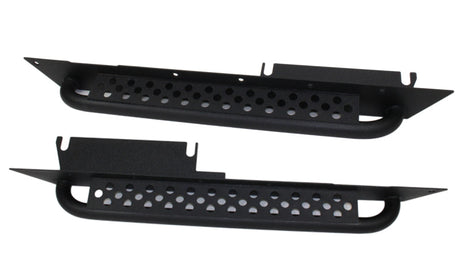 Fishbone Offroad 97-06 Jeep Wrangler TJ Steel Rock Slider - Black Textured Powdercoat Fishbone Offroad Steps  AXOPROS