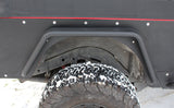 Fishbone Offroad 97-06 Jeep Wrangler TJ Steel Tube Fenders Front 3In Flare - Blk Textured Powdercoat Fishbone Offroad Fenders  AXOPROS