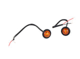 Fishbone Offroad Amber LEDs 3/4In Pair Fishbone Offroad Light Accessories and Wiring  AXOPROS