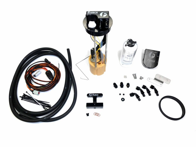Fleece Performance 03-04 Dodge Cummins Fuel System Upgrade Kit w/ PowerFlo Lift Pump Fleece Performance Fuel Pump Hangers  AXOPROS