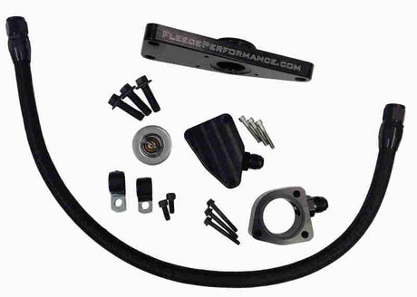 Fleece Performance 03-07 Dodge 5.9L / 04.5-12 6.7L Cummins Coolant Bypass Kit (03-07 Manual Trans) Fleece Performance Coolant Bypass Kits  AXOPROS
