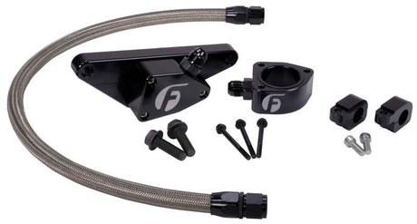Fleece Performance 03-07 Manual Transmission Cummins Coolant Bypass Kit w/ SS Braided Line Fleece Performance Coolant Bypass Kits  AXOPROS