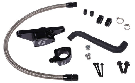 Fleece Performance 06-07 Auto Trans Cummins Coolant Bypass Kit w/ Stainless Steel Braided Line Fleece Performance Coolant Bypass Kits  AXOPROS