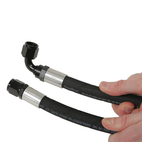 Fleece Performance 10-12 Cummins w/ 68RE Replacement Transmission Line Kit Fleece Performance Oil Line Kits  AXOPROS