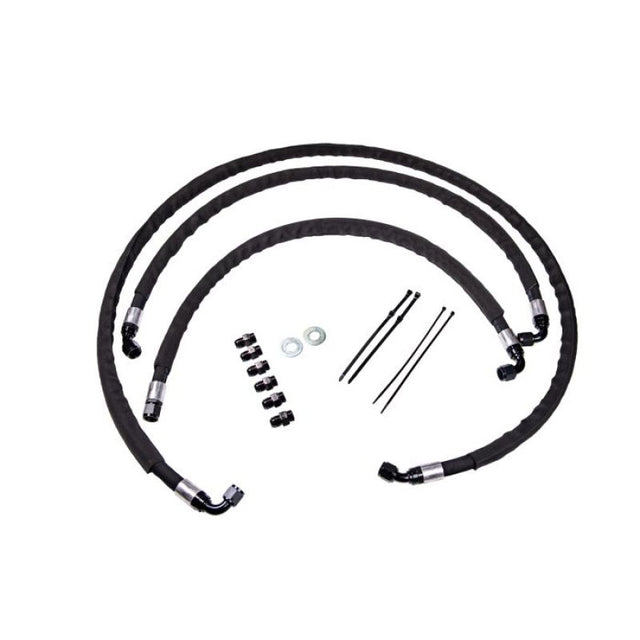 Fleece Performance 17-19 GM Duramax 2500/3500 Heavy Duty Transmission Cooler lines Fleece Performance Oil Line Kits  AXOPROS