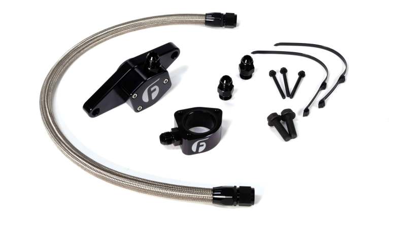 Fleece Performance 98.5-02 VP Coolant Bypass Kit w/ Stainless Steel Braided Line Fleece Performance Coolant Bypass Kits  AXOPROS