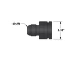 Fleece Performance Universal Billet Aluminum Adapter Fitting -10AN Male to 1.325in O-Ring Bore Fleece Performance Fittings  AXOPROS