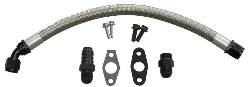 Fleece Performance Universal Cummins Turbo Drain Tube Kit (for 2nd Gen Swaps) Fleece Performance Fittings  AXOPROS