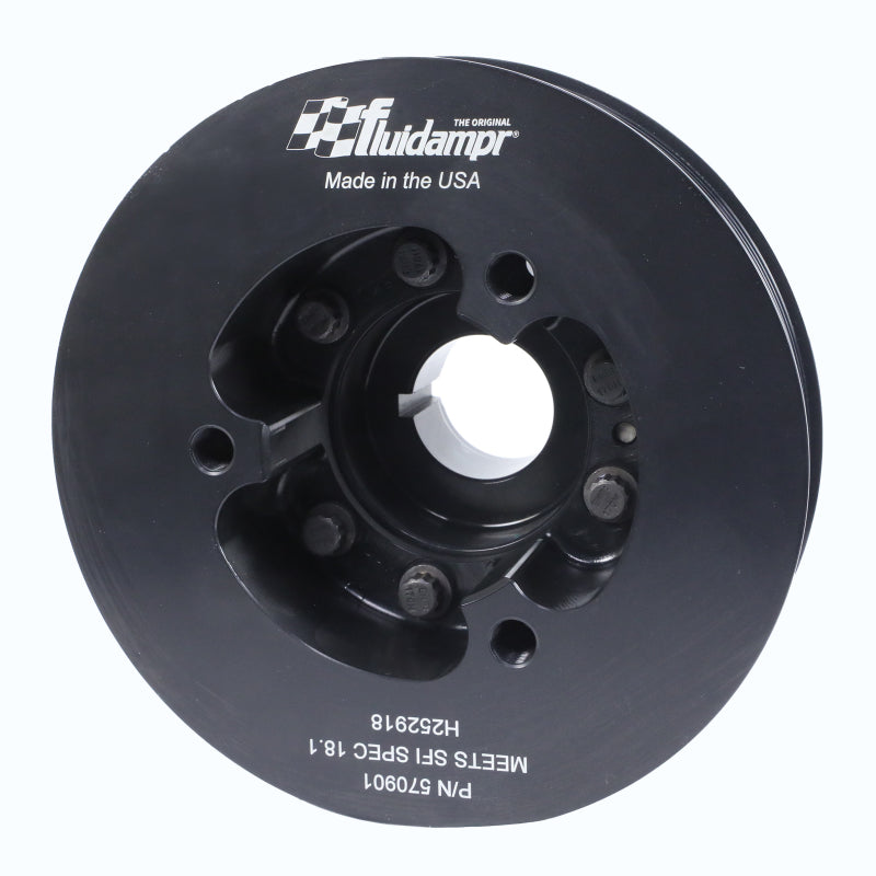 Fluidampr 09-21 Nissan GT-R R35 VR38DETT Steel Internally Balanced Damper Fluidampr Crankshaft Dampers  AXOPROS