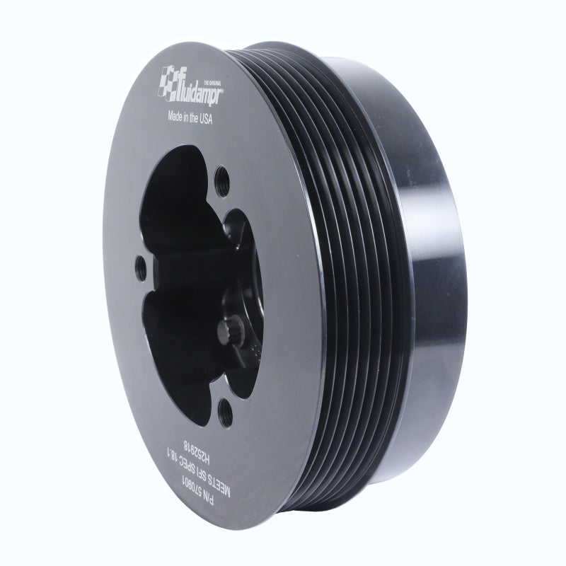 Fluidampr 09-21 Nissan GT-R R35 VR38DETT Steel Internally Balanced Damper Fluidampr Crankshaft Dampers  AXOPROS