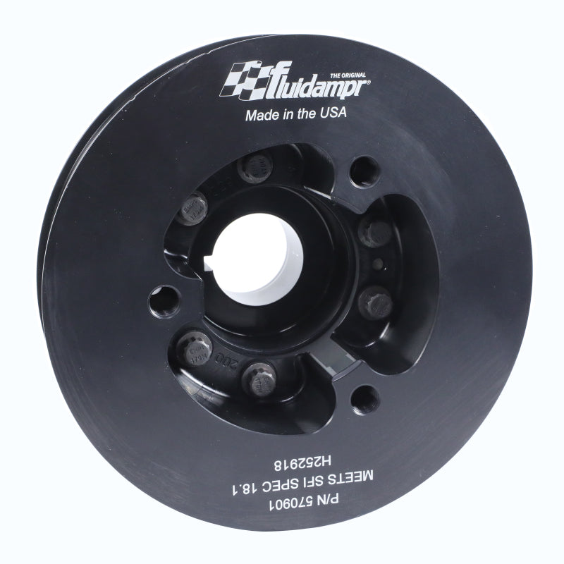 Fluidampr 09-21 Nissan GT-R R35 VR38DETT Steel Internally Balanced Damper Fluidampr Crankshaft Dampers  AXOPROS