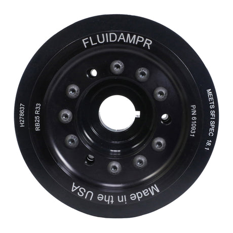 Fluidampr 94-99 Nissan Skyline R33 RB25DET (Non NEO) Steel Internally Balanced Damper Fluidampr Crankshaft Dampers  AXOPROS
