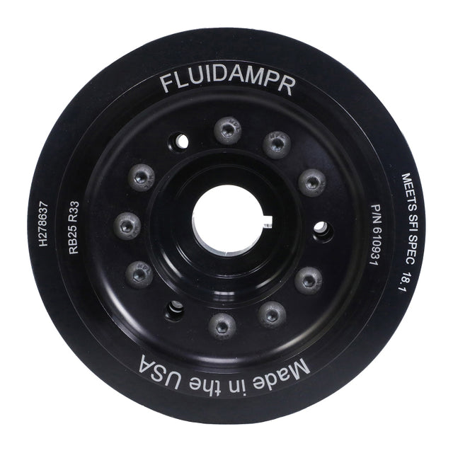 Fluidampr 94-99 Nissan Skyline R33 RB25DET (Non NEO) Steel Internally Balanced Damper Fluidampr Crankshaft Dampers  AXOPROS