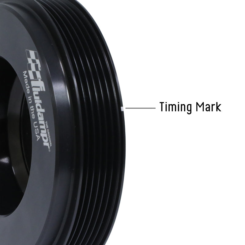 Fluidampr Mitsubishi EVO 8 / 9 Steel Internally Balanced Damper Fluidampr Crankshaft Dampers  AXOPROS