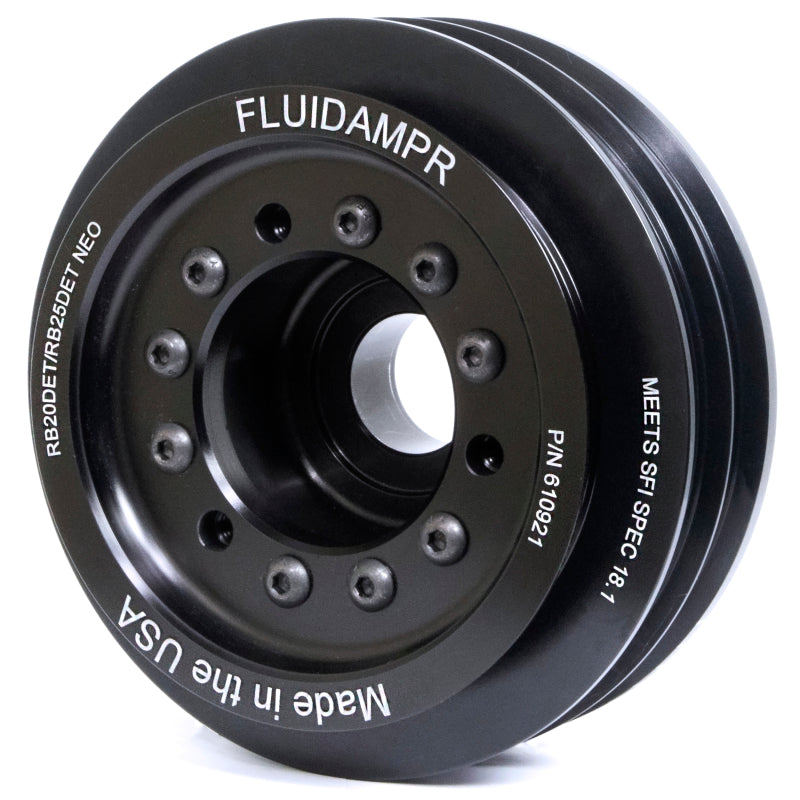 Fluidampr Nissan RB20DET/RB25DET NEO Phase-1 BNR32 GT-R Steel Internally Balanced Damper Fluidampr Crankshaft Dampers  AXOPROS