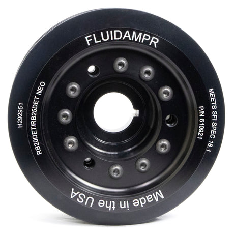 Fluidampr Nissan RB20DET/RB25DET NEO Phase-1 BNR32 GT-R Steel Internally Balanced Damper Fluidampr Crankshaft Dampers  AXOPROS