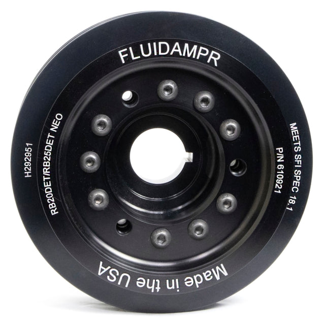 Fluidampr Nissan RB20DET/RB25DET NEO Phase-1 BNR32 GT-R Steel Internally Balanced Damper Fluidampr Crankshaft Dampers  AXOPROS