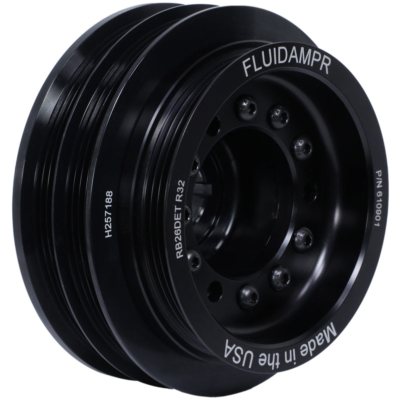 Fluidampr Nissan RB26DET Phase-1 BNR32 GT-R Steel Internally Balanced Damper Fluidampr Crankshaft Dampers  AXOPROS