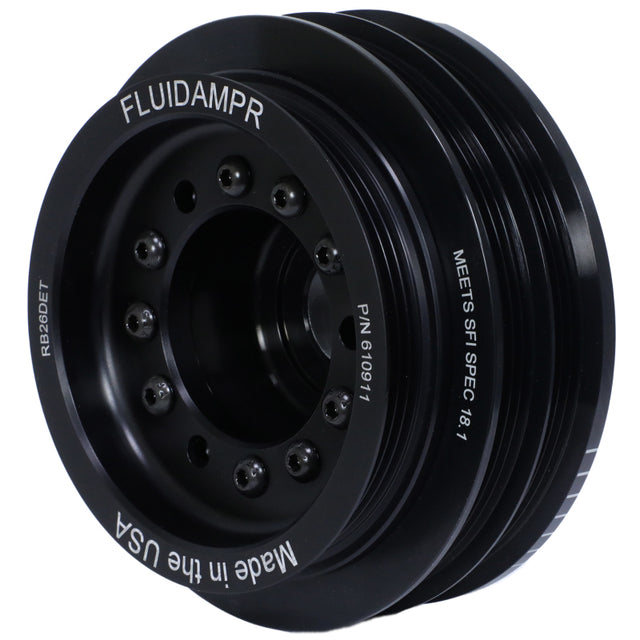 Fluidampr Nissan RB26DET Phase-2 BCNR33 GT-R / BNR-34 GT-R Steel Internally Balanced Damper Fluidampr Crankshaft Dampers  AXOPROS