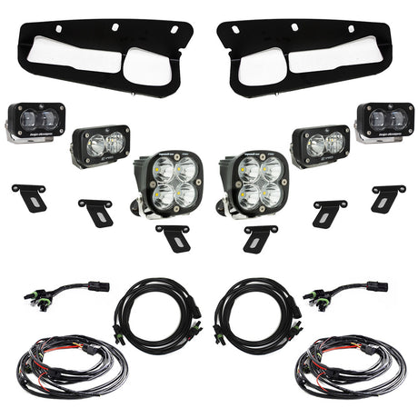 Ford Bronco S2 SAE “Pro” Fog Pocket Light Kit Baja Designs Fog Light Kit  AXOPROS