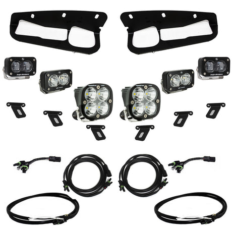 Ford Bronco S2 SAE “Pro” Fog Pocket Light Kit Baja Designs Fog Light Kit  AXOPROS