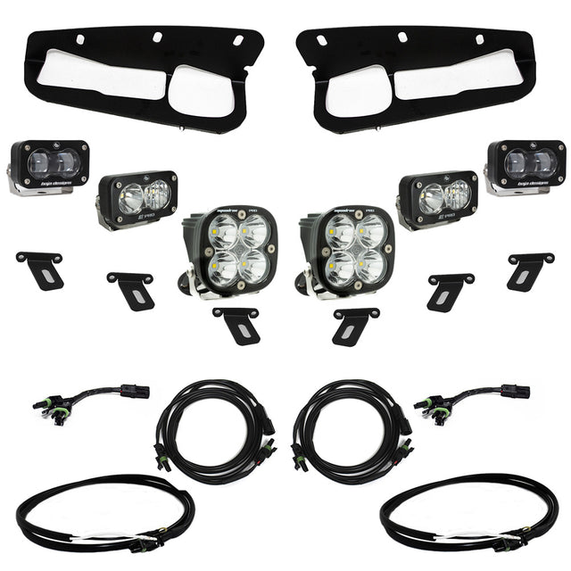 Ford Bronco S2 SAE “Pro” Fog Pocket Light Kit Baja Designs Fog Light Kit  AXOPROS