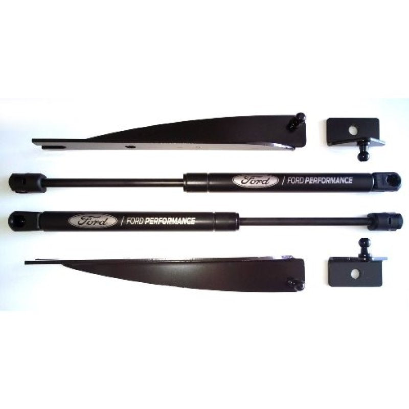 Ford Racing 05-14 Mustang Hood Lift Kit w/ Laser Engraved Ford Performance Logo Ford Racing Hood Struts  AXOPROS