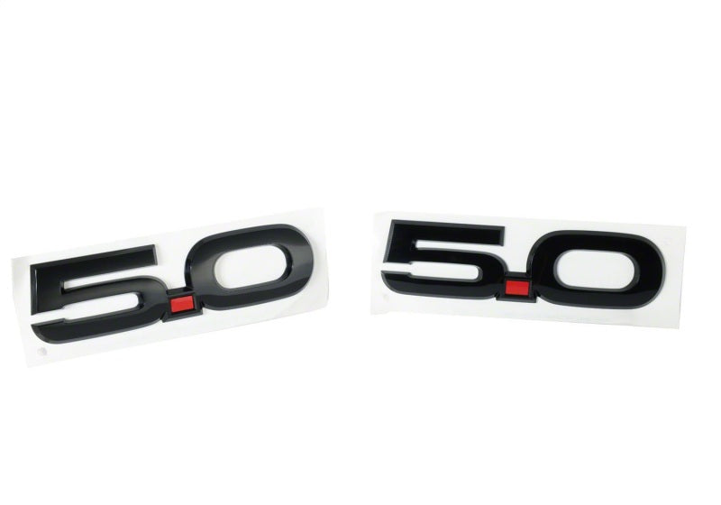 Ford Racing 15-17 Ford Mustang 5.0L Fender Emblem Black Ford Racing Other Body Components  AXOPROS