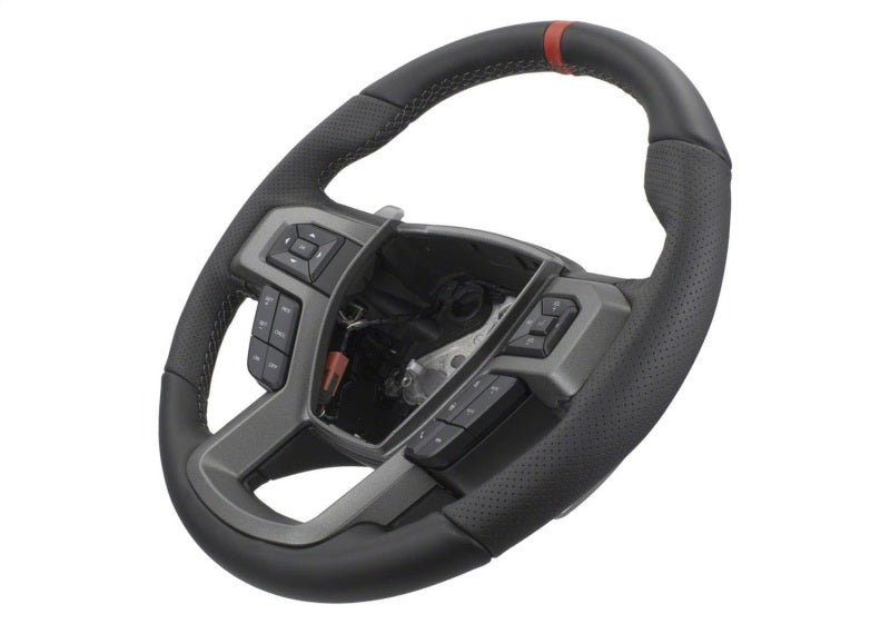 Ford Racing 15-18 F-150 Raptor Performance Steering Wheel Kit - Red Sightline Ford Racing Steering Wheels  AXOPROS
